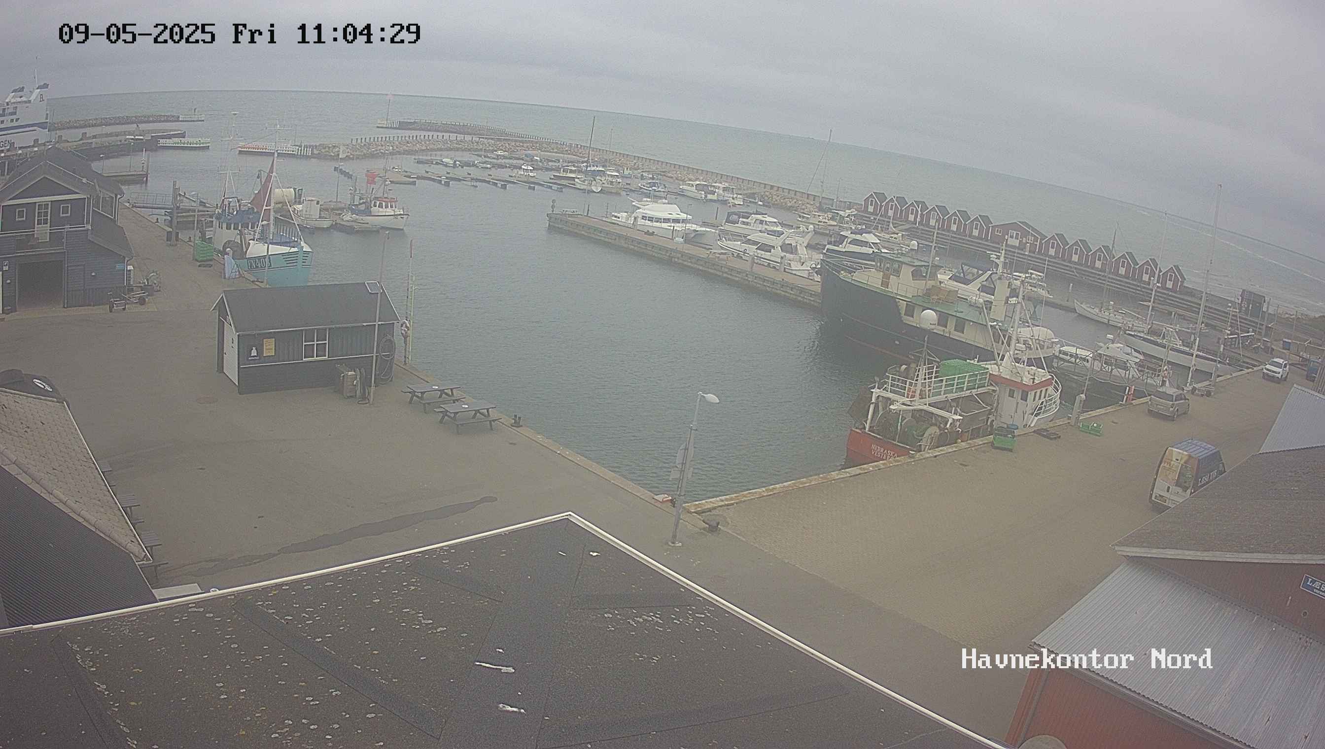 Webcam Vesterø Havn, Læsø, Nordjylland, Dänemark