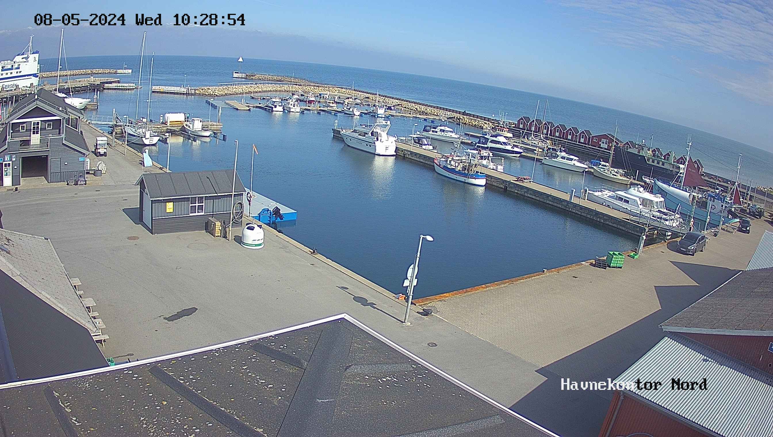 Webcam Vesterø Havn, Læsø, Nordjylland, Dänemark