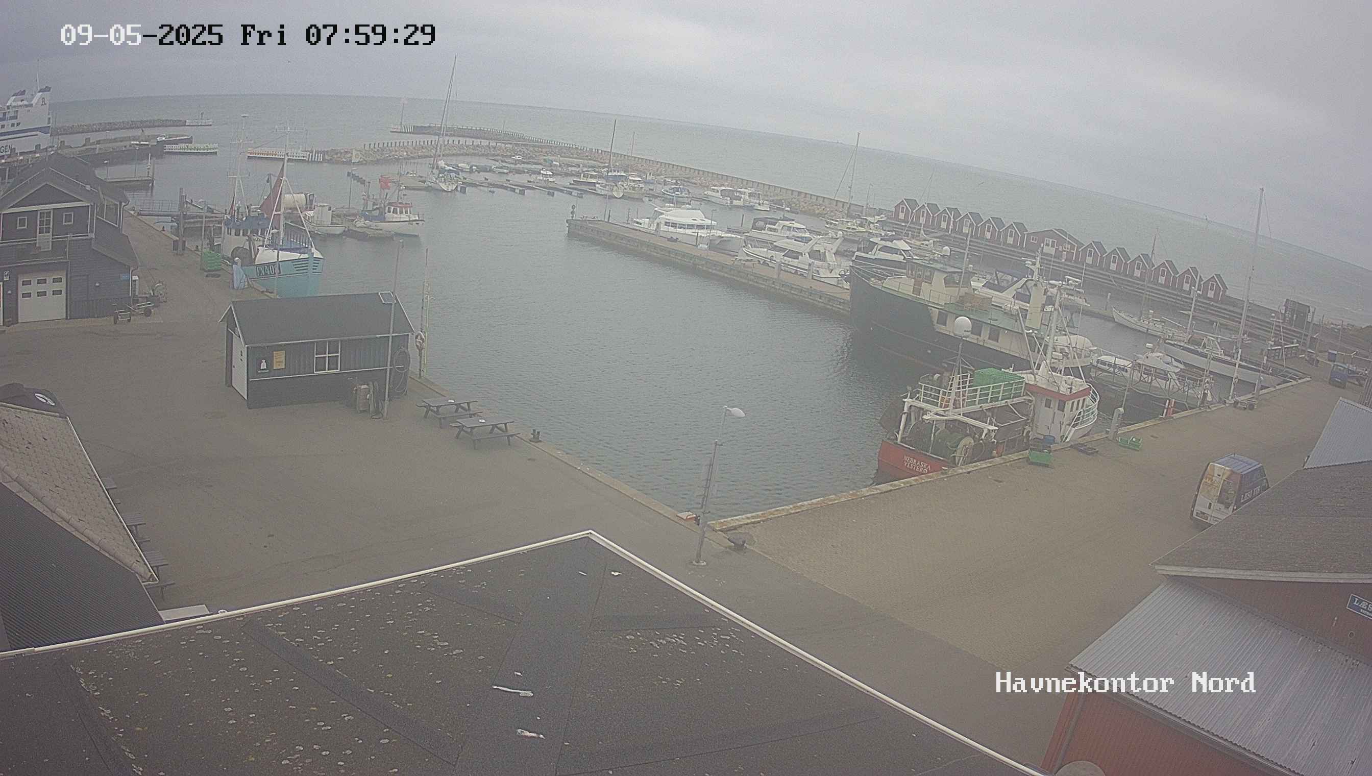 Webcam Vesterø Havn, Læsø, Nordjylland, Dänemark